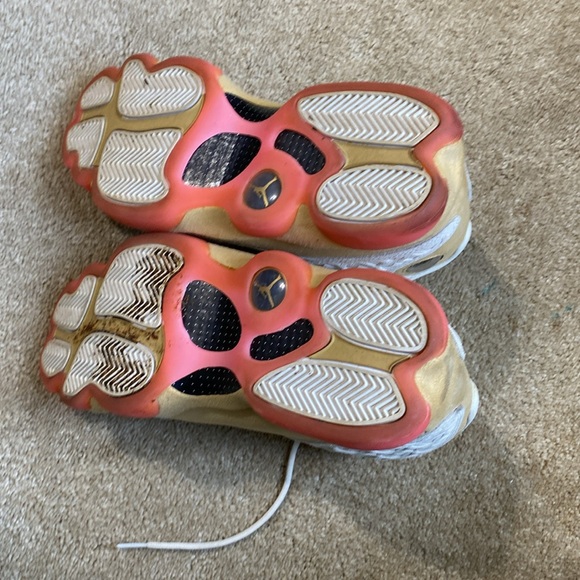 Peach, White, and Pink shoes - Picture 3 of 3